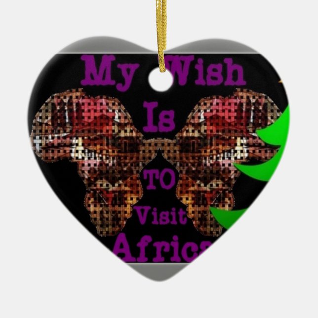 Ornamento De Cerâmica Meu desejo (Frente)