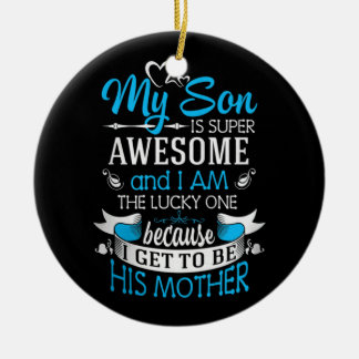 Ornamento De Cerâmica Meu filho é super incrível