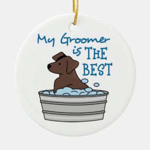 Ornamento De Cerâmica Meu Groomer