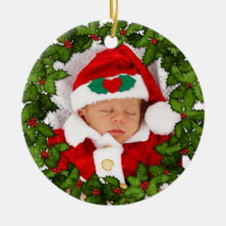 Ornamento De Cerâmica Meu Primeiro Natal