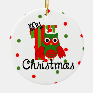 Ornamento De Cerâmica Meu primeiro Natal