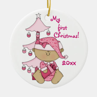 Ornamento De Cerâmica Meu primeiro Natal