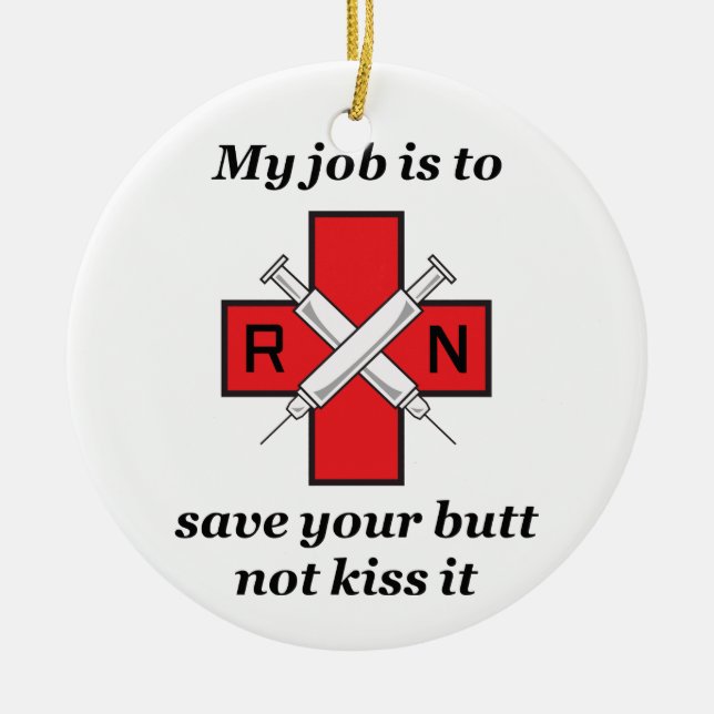 Ornamento De Cerâmica Meu Trabalho (Frente)