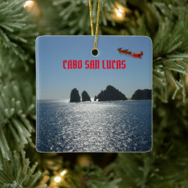 Ornamento De Cerâmica México: Ornamenr de Natal para as férias de Cabo S