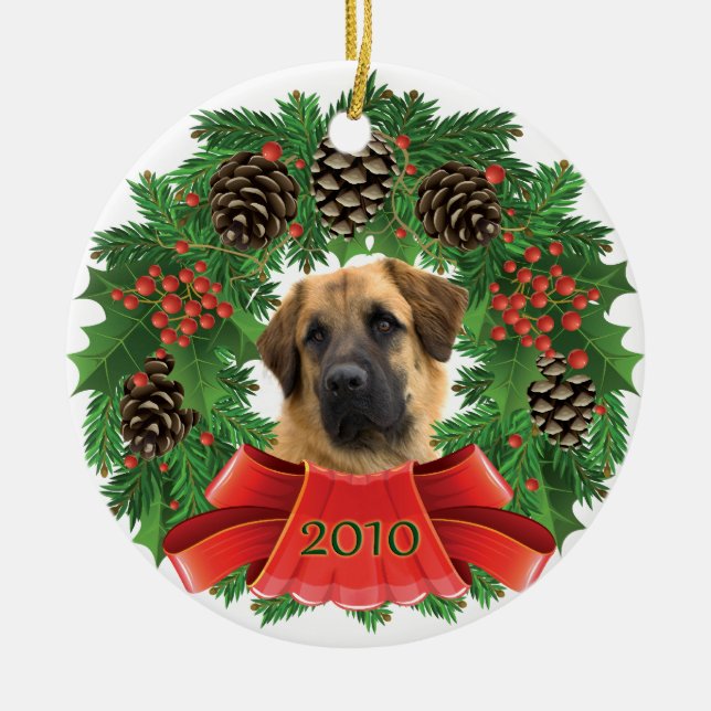 Ornamento De Cerâmica _MG_5825aChristmasWreath (Frente)