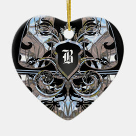 Ornamento De Cerâmica Microbiom Victorian