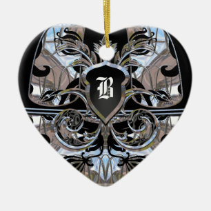 Ornamento De Cerâmica Microbiom Victorian