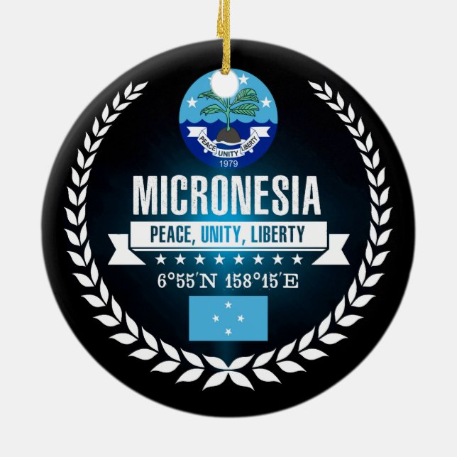 Ornamento De Cerâmica Micronésia (Traseira)