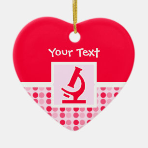 Ornamento De Cerâmica Microscópio bonito