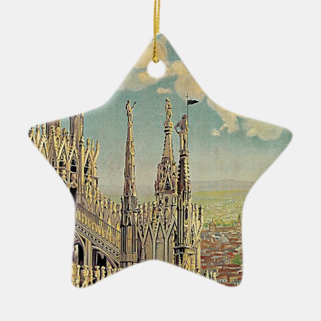 Ornamento De Cerâmica Milano (Frente)