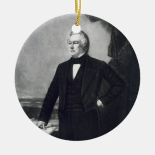 Ornamento De Cerâmica Millard Fillmore, 13o presidente do Sta unido