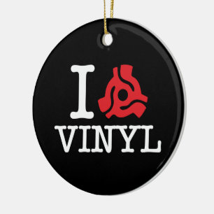 Ornamento De Cerâmica Mim vinil de 45 adaptadores
