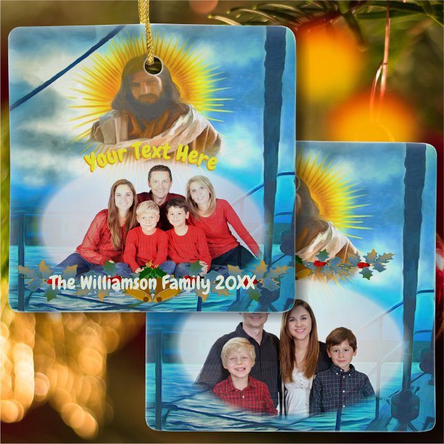 Ornamento De Cerâmica Minha família Light 0916 (Criador carregado)