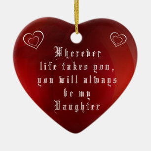 ORNAMENTO DE CERÂMICA MINHA FILHA