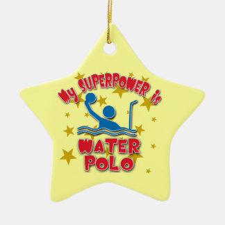 Ornamento De Cerâmica Minha superpotência é pólo aquático