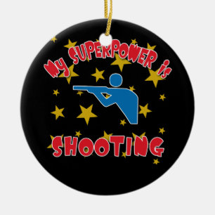 Ornamento De Cerâmica Minha superpotência está disparando