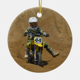 Ornamento De Cerâmica Mini motocross