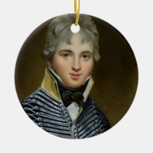 Ornamento De Cerâmica Miniatura de William Howe de Lancey (d.1815),