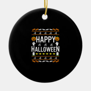 Ornamento De Cerâmica Miniatura Schnauzer Halloween - Figurino Preguiço