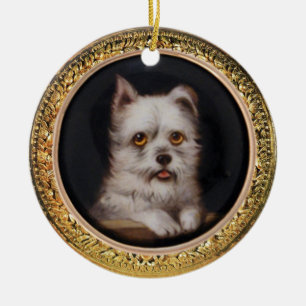 Ornamento De Cerâmica MINIATURE DOG RETRATA West Highland Terrier