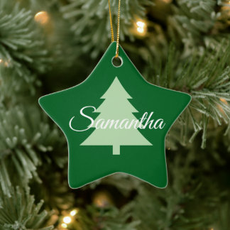 Ornamento De Cerâmica Minimalist Christmas ornament