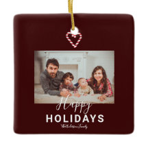 Mínimo de Natal do Red Happy Holidays Candy Cane