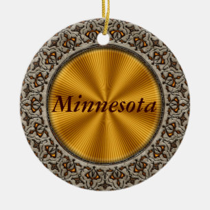 Ornamento De Cerâmica Minnesota