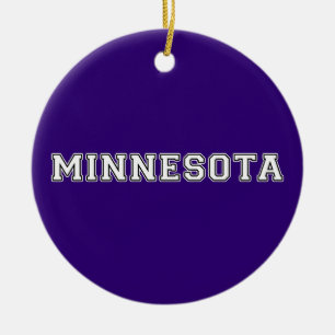Ornamento De Cerâmica Minnesota