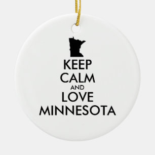 Ornamento De Cerâmica MINNESOTA personalizável