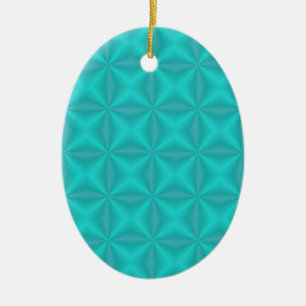 Ornamento De Cerâmica Mint Waffles
