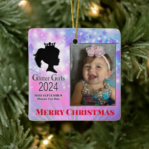 Ornamento De Cerâmica Miss setembro de 2024 Cerâmica Ornament