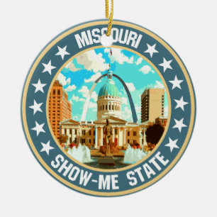 Ornamento De Cerâmica Missouri