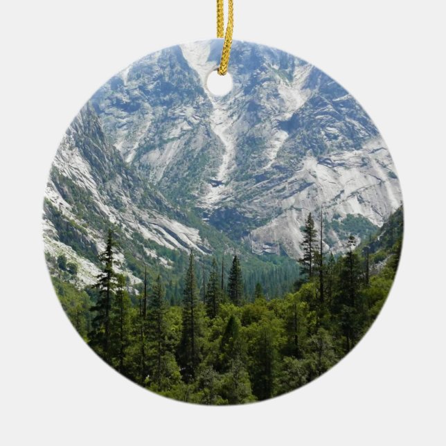 Ornamento De Cerâmica Mist Falls Trail, Parque Nacional do Canyon do Rei (Frente)