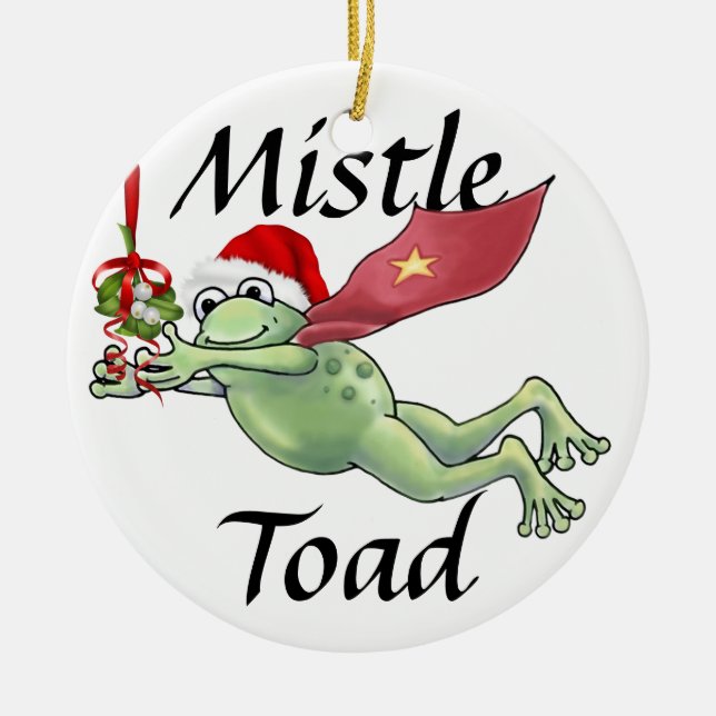 Ornamento De Cerâmica MistleToad 3 - SRF (Frente)
