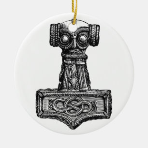 Ornamento De Cerâmica Mjolnir: O martelo do Thor