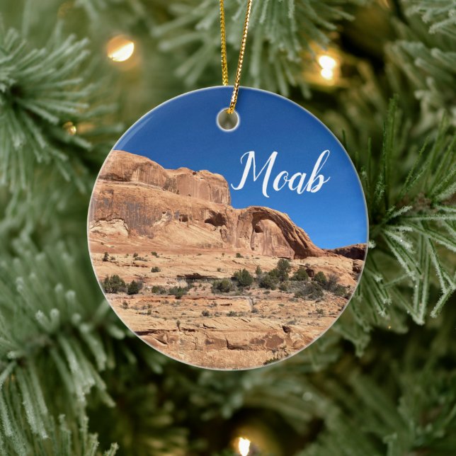 Ornamento De Cerâmica Moab Utah Christmas (Árvore)