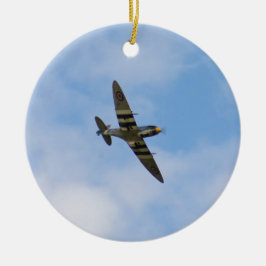 Ornamento De Cerâmica Modelo do Spitfire MK IX MK923
