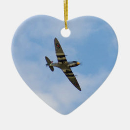 Ornamento De Cerâmica Modelo do Spitfire MK IX MK923