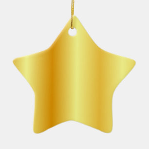 Ornamento De Cerâmica Modelo Personalizado De Exame Metálico Dourado Fa