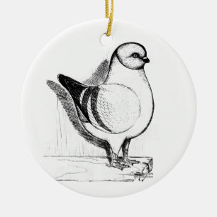 Ornamento De Cerâmica Modena Gazzi Pigeon 1978