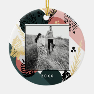 Ornamento De Cerâmica Moderno Artístico   Foto Mínima de Cone de Pine Ve