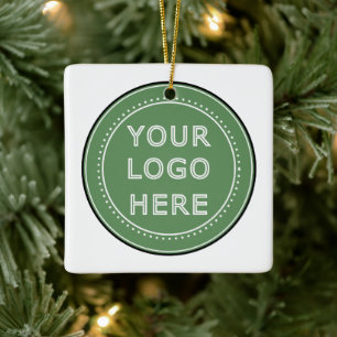 Ornamento De Cerâmica moderno, minimalista e elegante personalizado