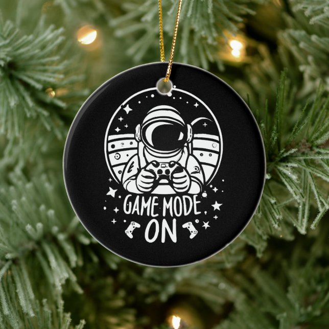 Ornamento De Cerâmica modo de jogo astronauta (Árvore)