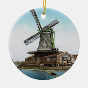 Ornamento De Cerâmica Moinho de vento de Holland