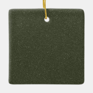 Ornamento De Cerâmica Moisés Green Texturizado Ornament