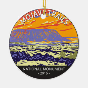 Ornamento De Cerâmica Mojave Trave Cratera Nacional Monumento Amboy
