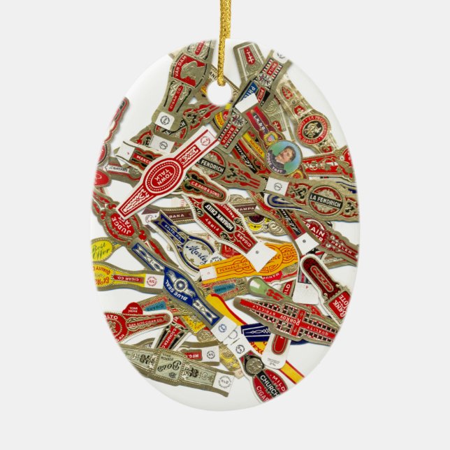 Ornamento De Cerâmica Molas para Anel de Cigarros (Frente)