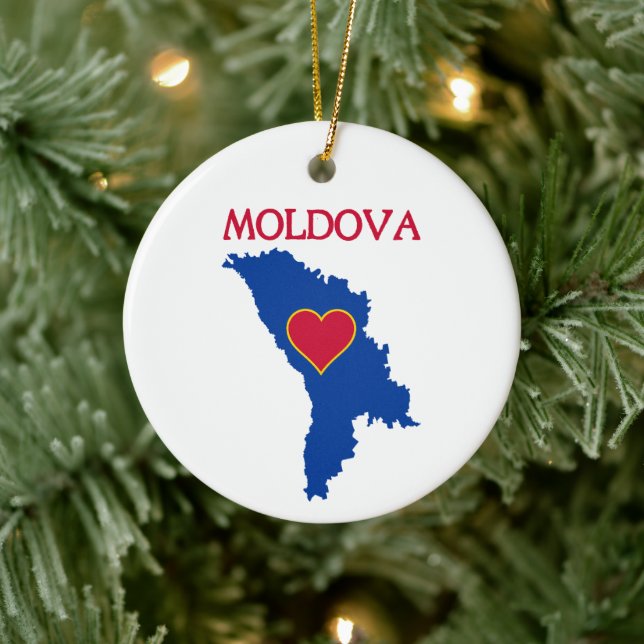 Ornamento De Cerâmica Moldávia (Árvore)