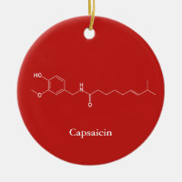 Molécula de Capsaicina Química Amantes de Pimenta 