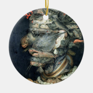 Ornamento De Cerâmica Molhe, (óleo em canvas), Arcimboldo, Giuseppe